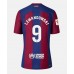 Günstige Barcelona Robert Lewandowski #9 Heim Fussballtrikot Damen 2023-24 Kurzarm